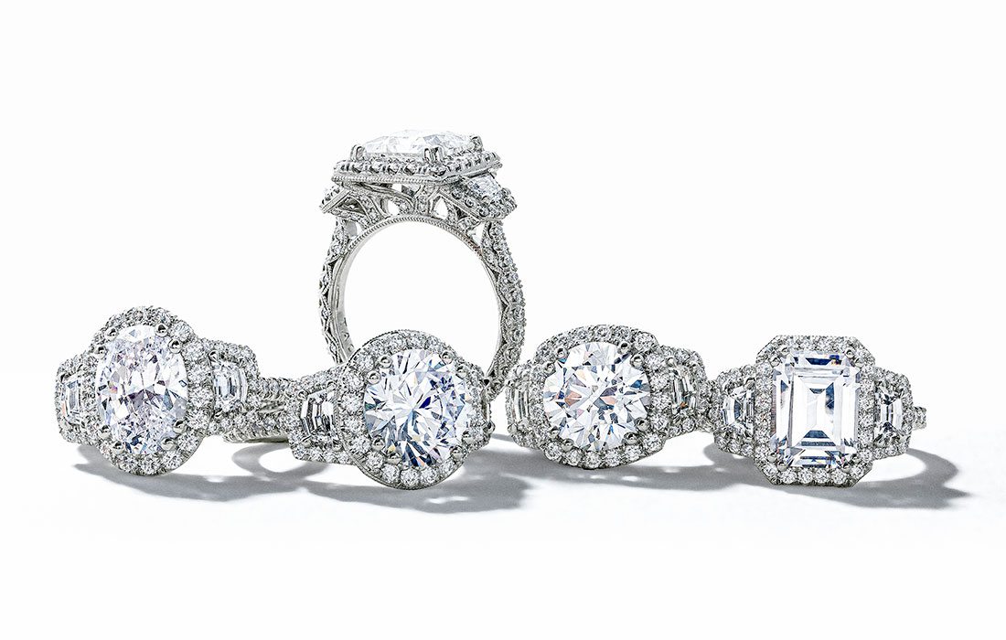 Wedding and engagement rings at Mitchum Jewelers in Ozark MO