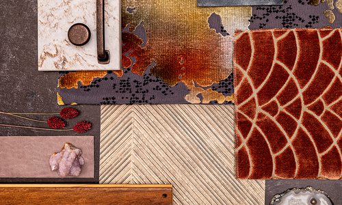 Fall colors home decor mood board