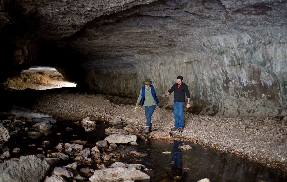 Natural Tunnel at Bennett Spring State Park