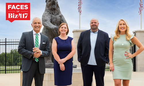 Mark Harrington, Sarah Smith, Scott Speight, Callie Carroll-Swafford, of OMB in Springfield, MO