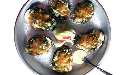 Oysters Rockefeller