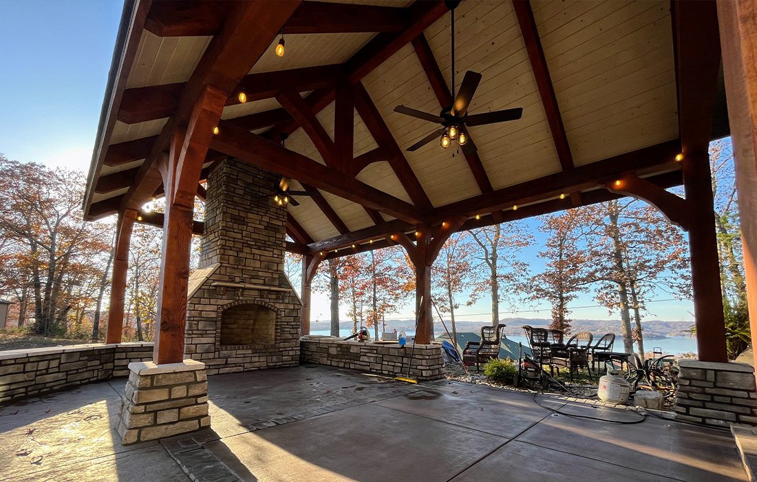 An outdoor sanctuary by Ozark Deck and Timber.