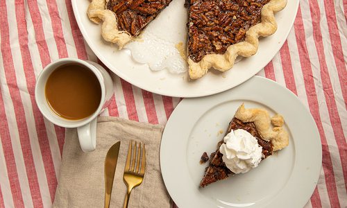 Pecan pie from the Pie Safe