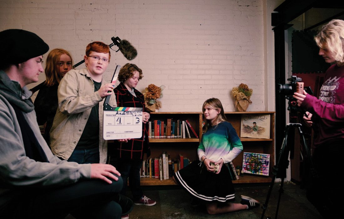 Students participating in Plotline Film and Media Education, Springfield MO
