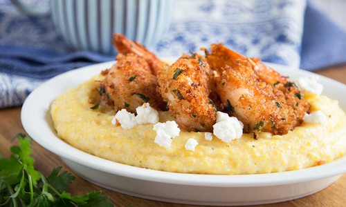 Shrimp and Polenta