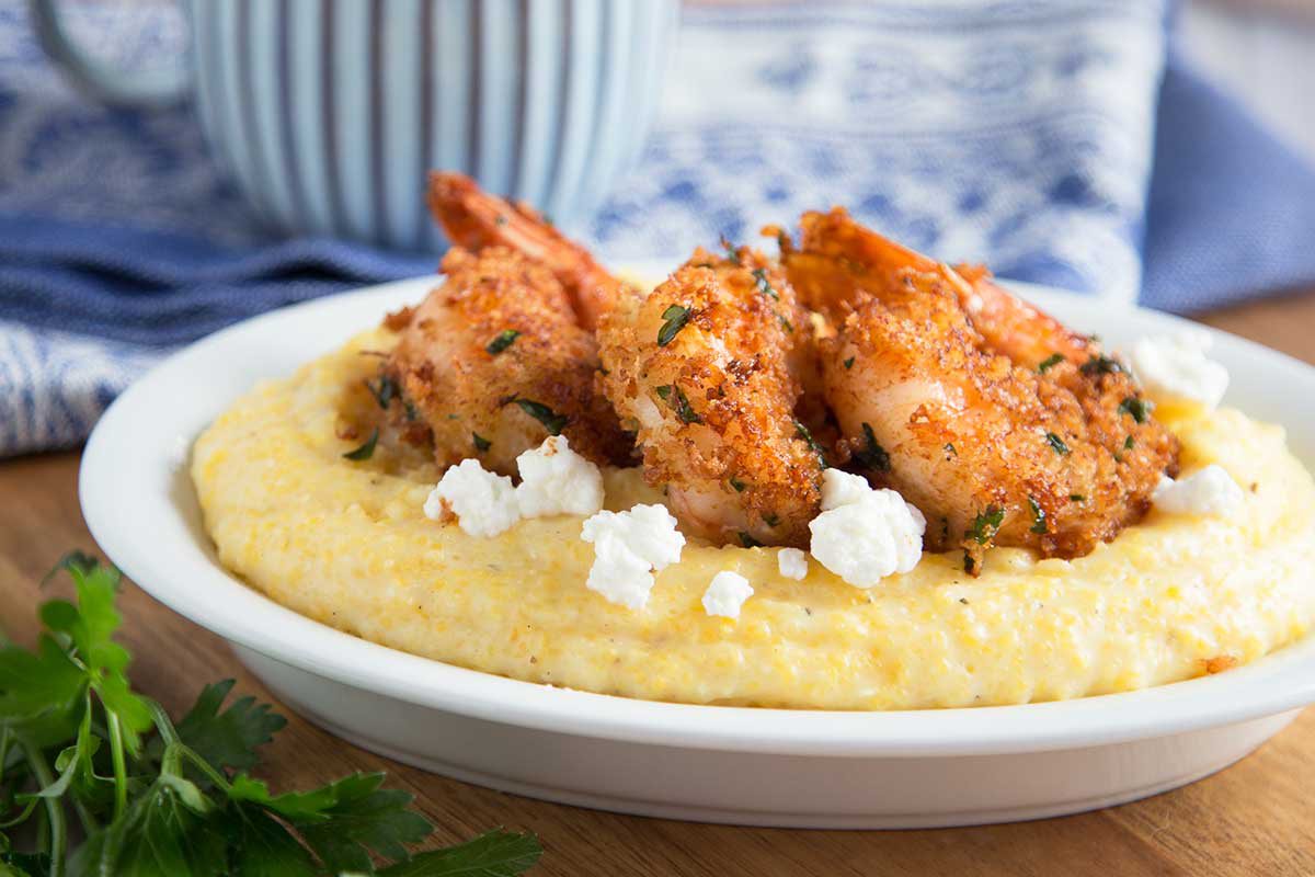 Shrimp and Polenta