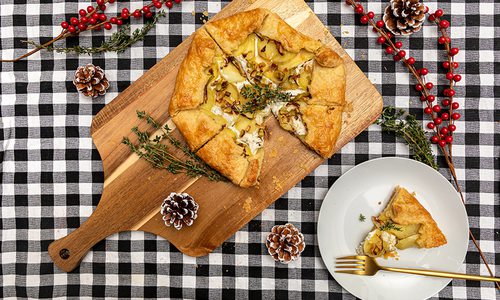 Potato, Leek and Goat Cheese Galette