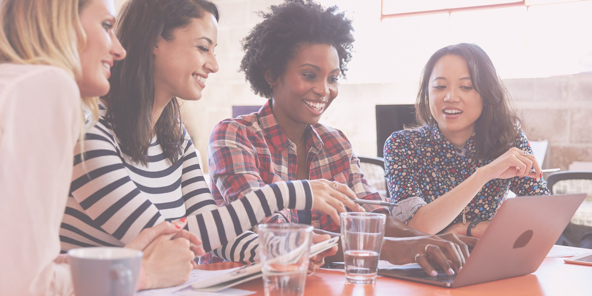 Business women in a meeting