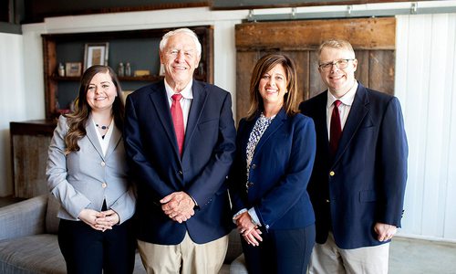 Molly Wilson, John Pratt, Shannon Grisham and Brennan Pratt of Pratt & Grisham in Springfield MO