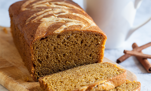 Pumpkin Swirl Sweet Bread