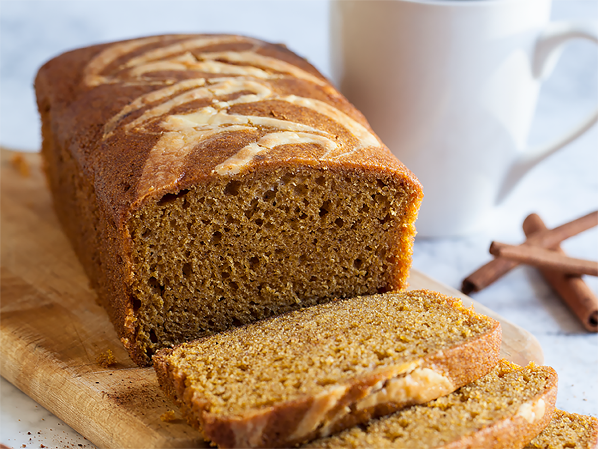 Pumpkin Swirl Sweet Bread