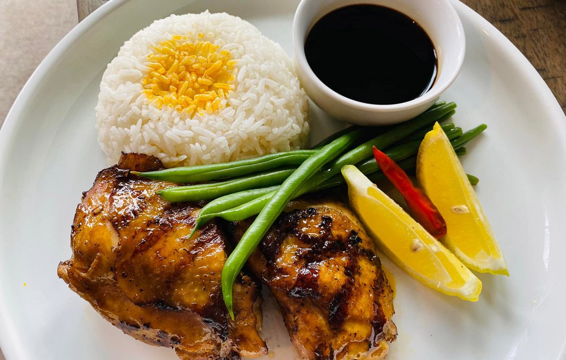 Filipino food from Purple Panda food truck