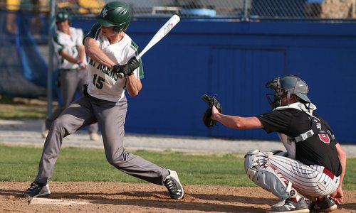 Rafe Darter playing baseball