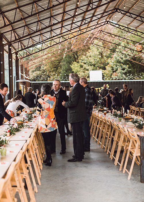 Wedding day at The Co-Op Venue in Pleasant Hope, MO