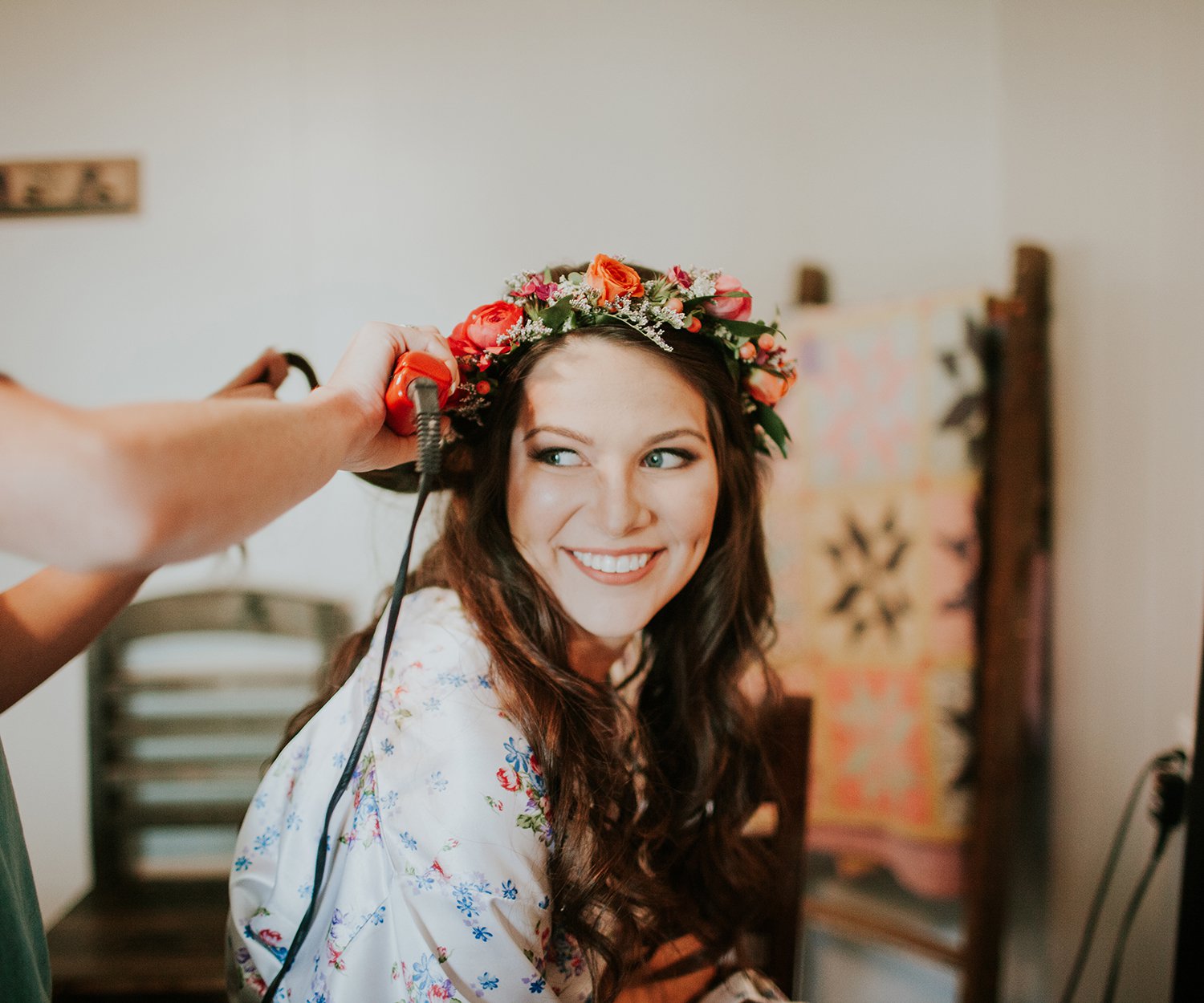 Mackenzie Lee & Ricky Hernandez wedding, bride getting ready