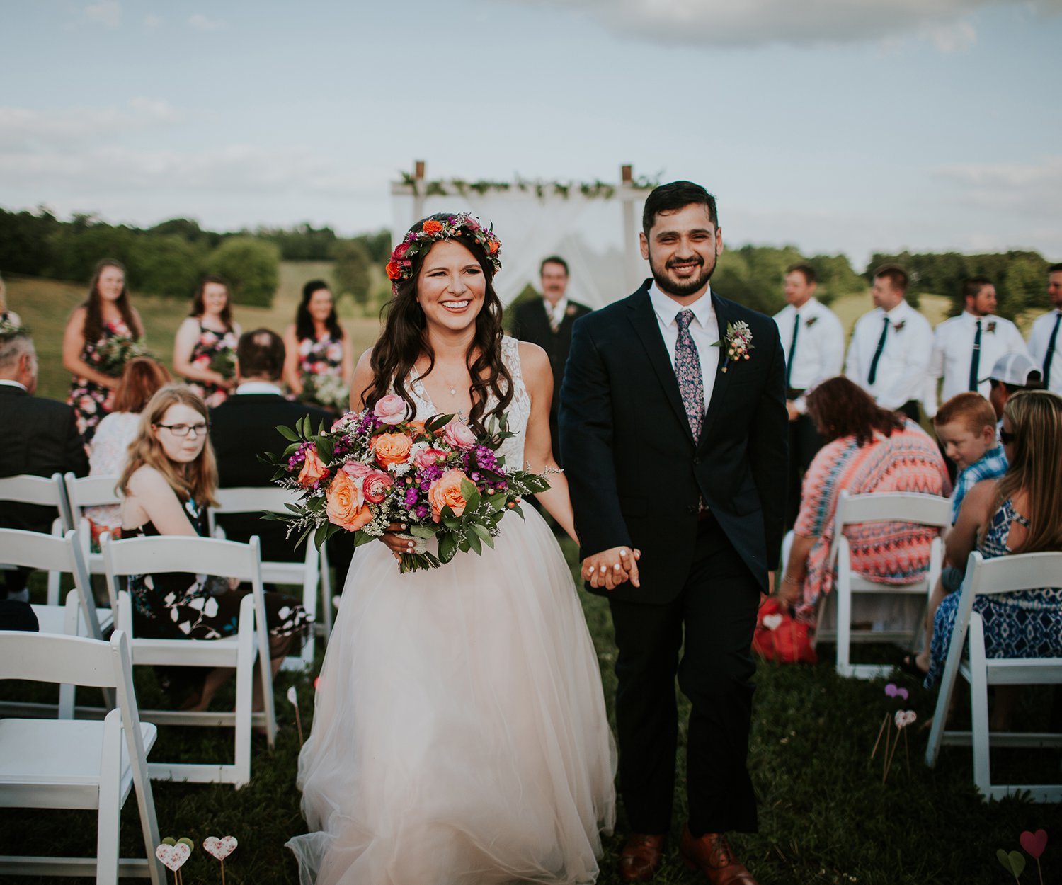 Mackenzie Lee & Ricky Hernandez wedding post ceremony