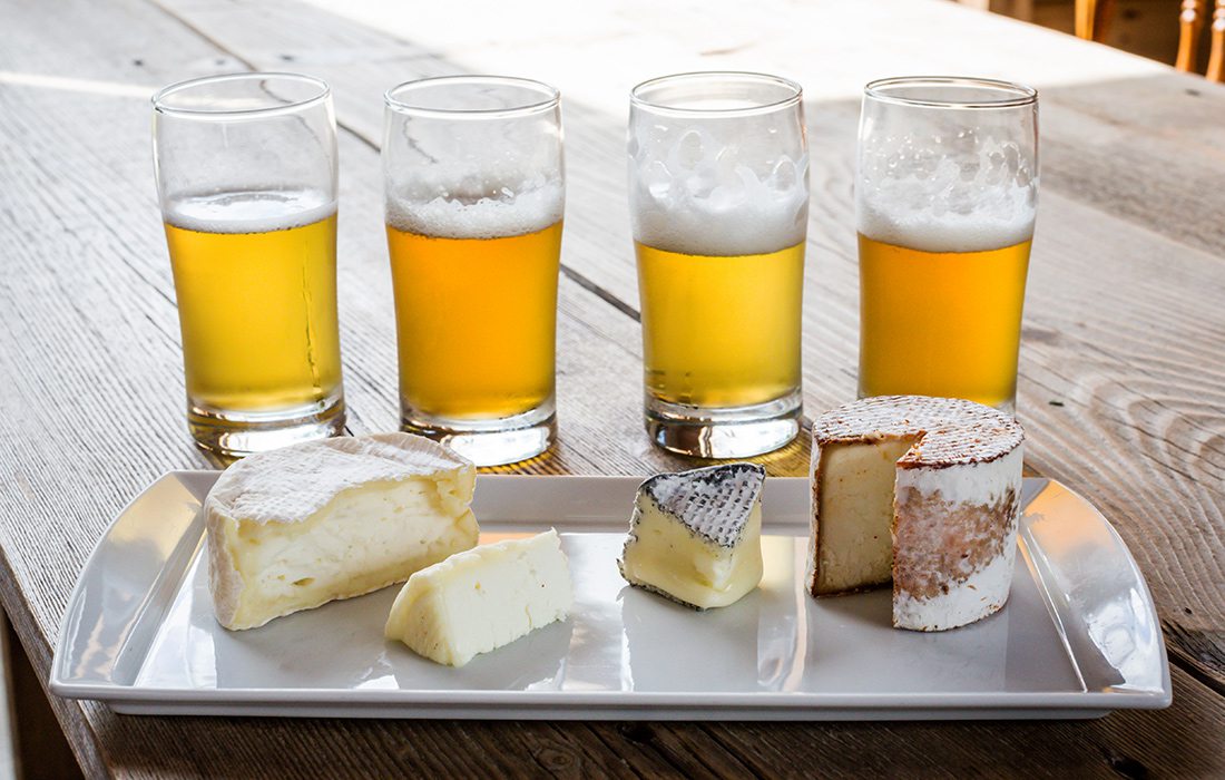 Green Dirt Farm, beer and cheese pairing