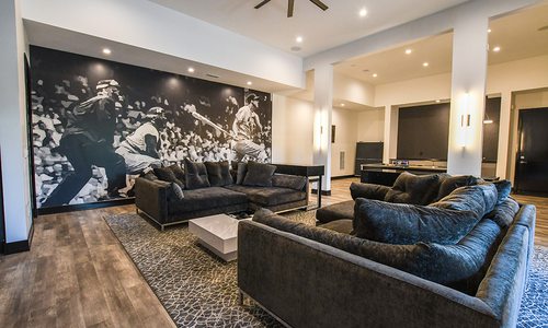 Simple Monochrome Basement Design
