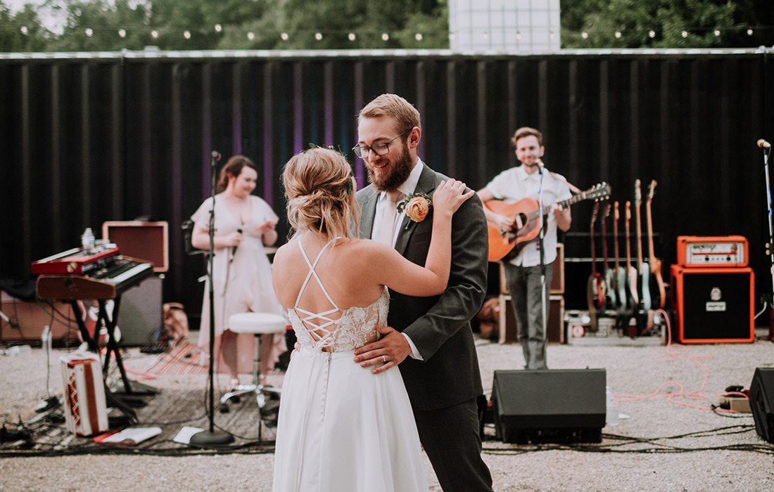 Ryan Kopas & Shai Voelker on their wedding day