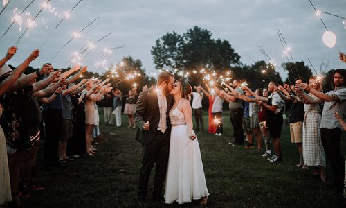 Ryan Kopas & Shai Voelker on their wedding day