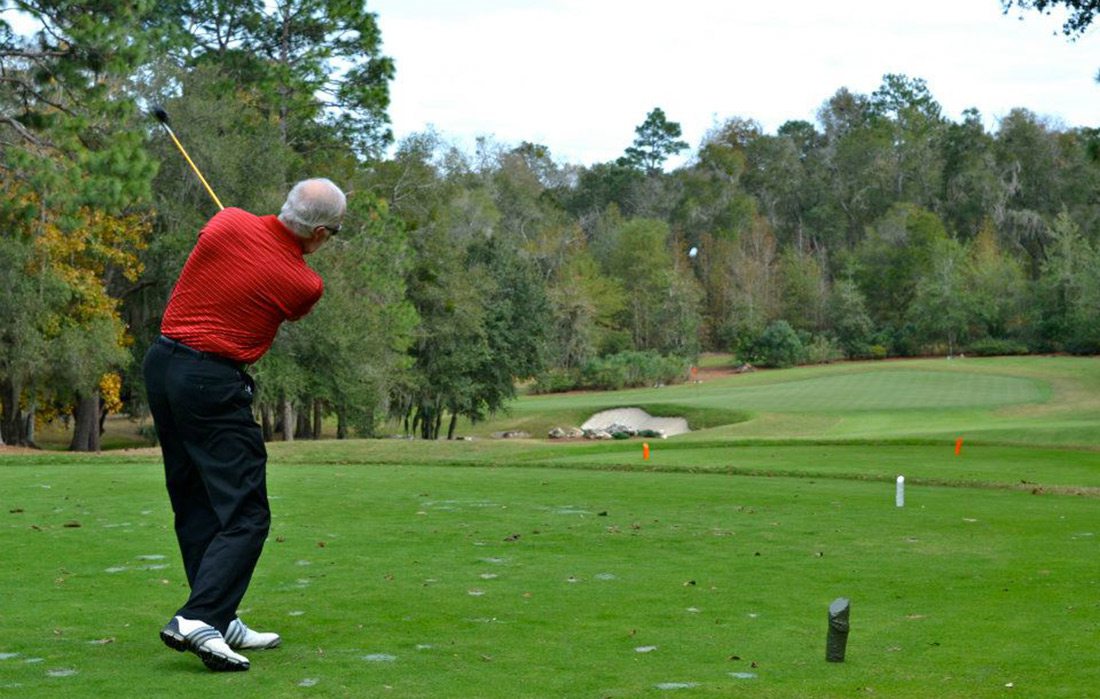 Dr. David Andereck on the golf course