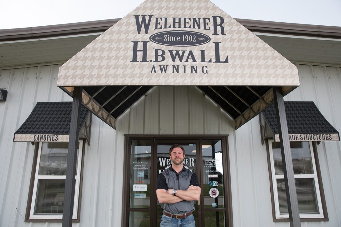 Welhener - H.B. Wall Awning President Scott Neville