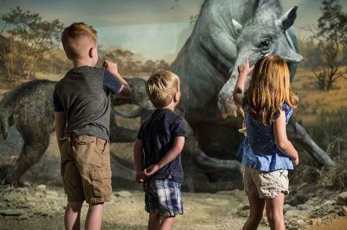 Kids at Ozarks Heritage Preserve in southwest Missouri