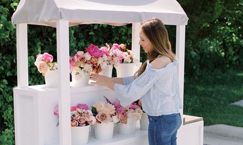 Belle Fleur Flower Cart