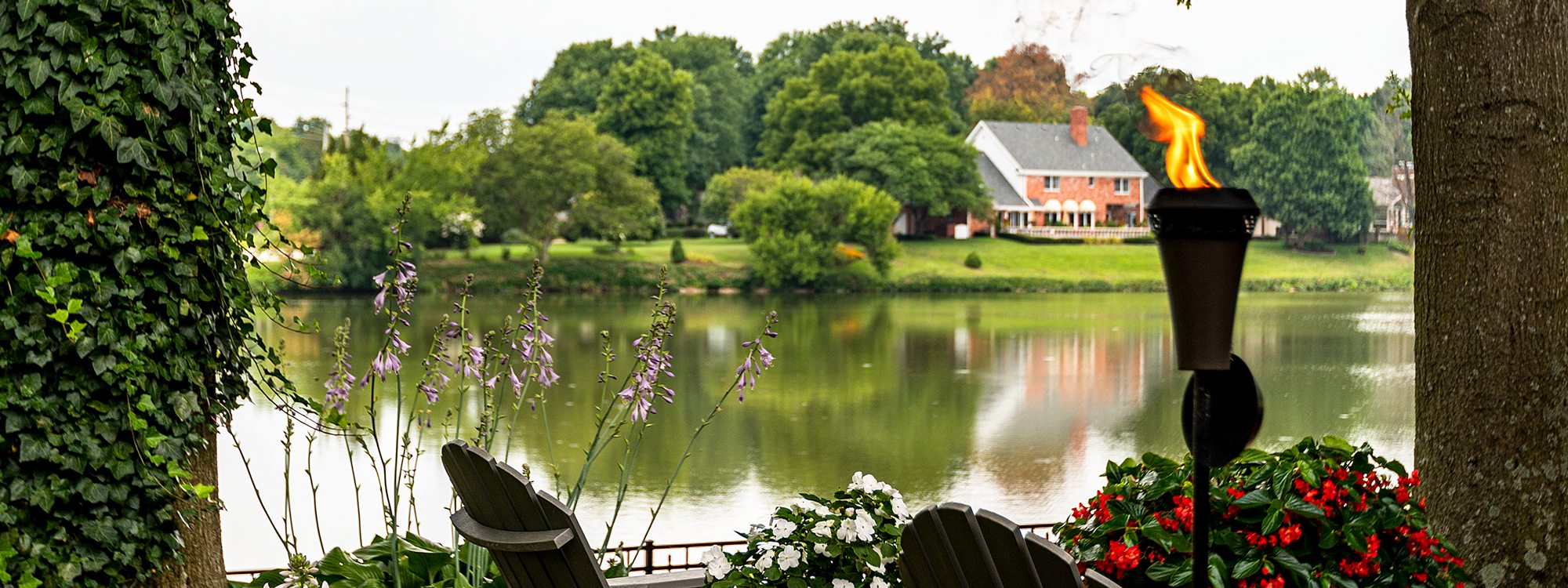 Lake view from Van Eps home in Southern Hills