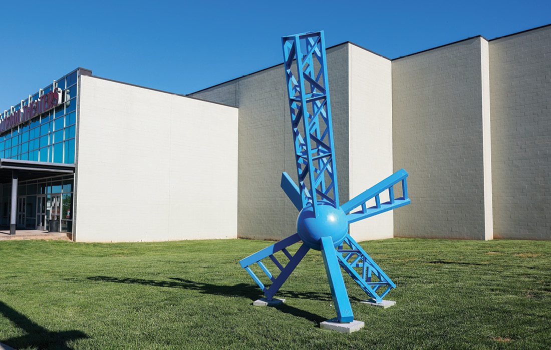 Outdoor sculpture on display in Springfield MO