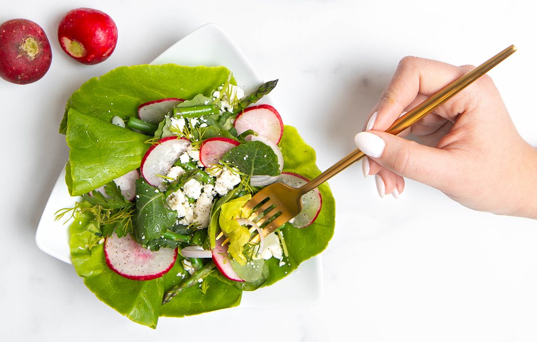 Spring Herb Salad