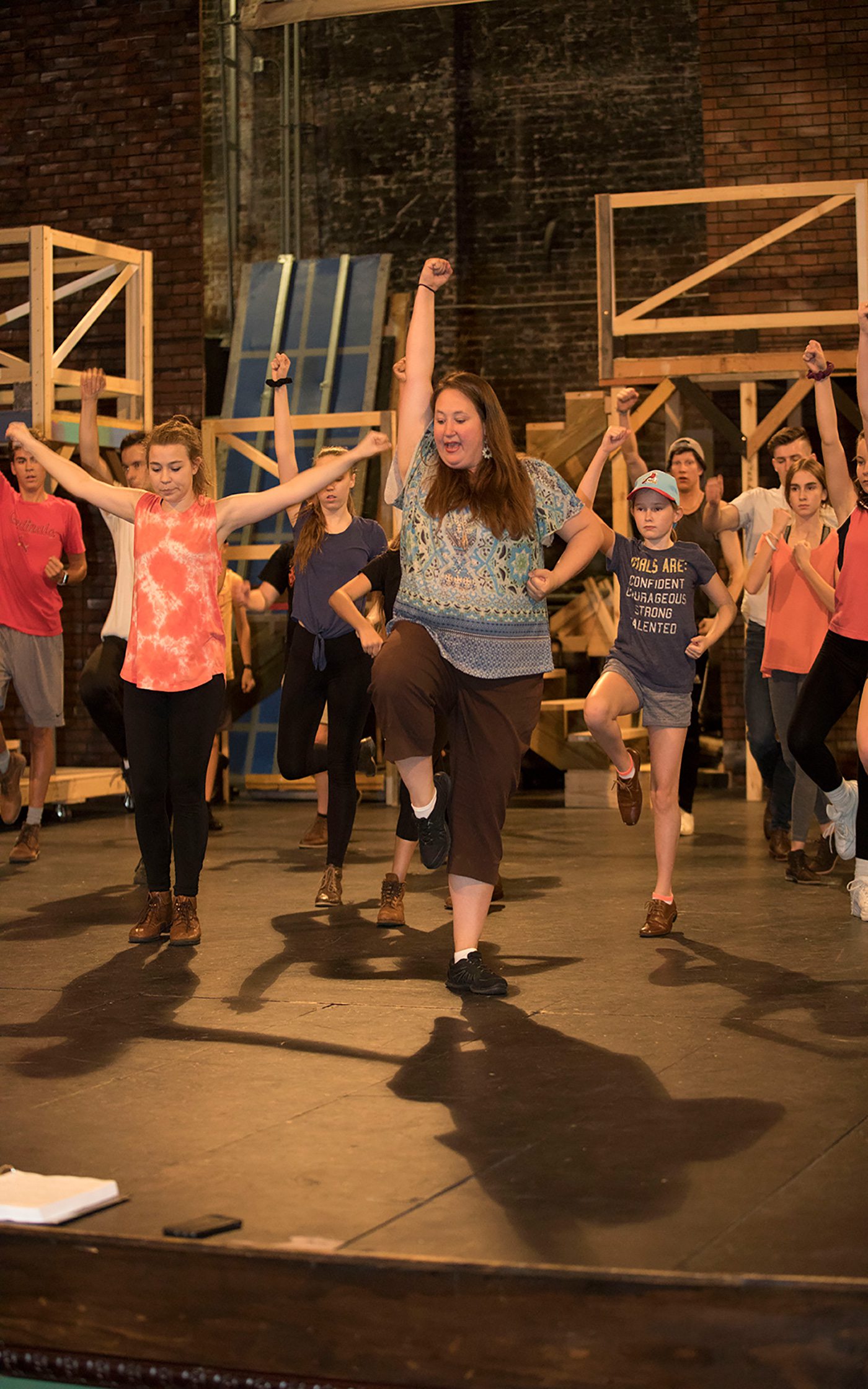 Dancers on stage at Springfield Little Theatre