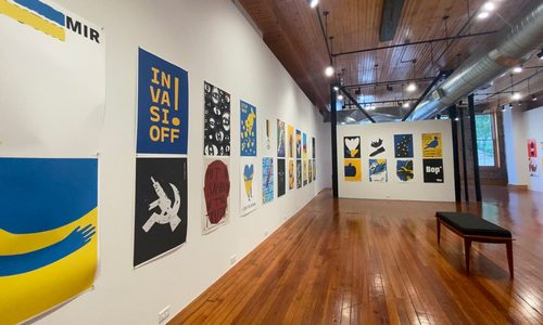 Stand for Ukraine gallery exhibition in Springfield MO