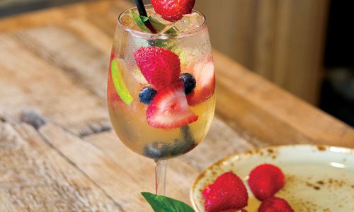 Strawberry-Basil Sangria