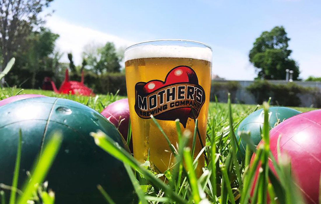 Bocce League in the Mother's Backyard at Mother's Brewing Company