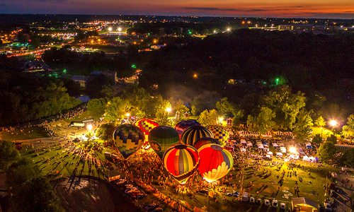 Hot Air Balloon Glow Ozark MO