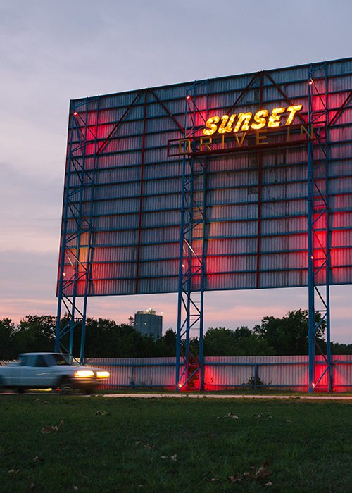 Sunset Drive-In Movie Theater Aurora MO