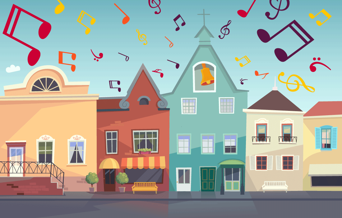 Sweet Sounds of the City Illustration