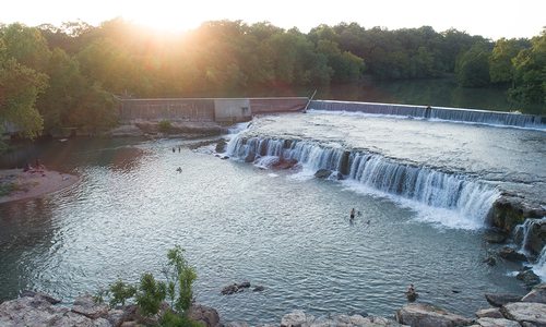 Grand Falls in Joplin, MO