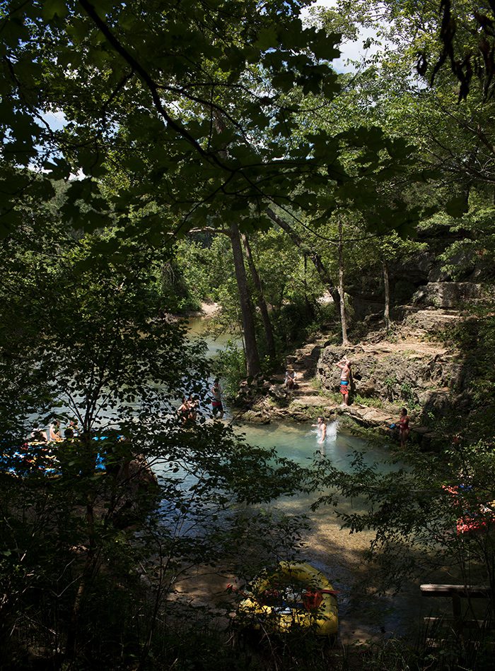 Located on the North Fork River, Blue Spring pumps an average of 7 million gallons of water a day.