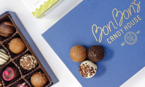 Chocolates from Bon Bon's Candy House in Springfield MO