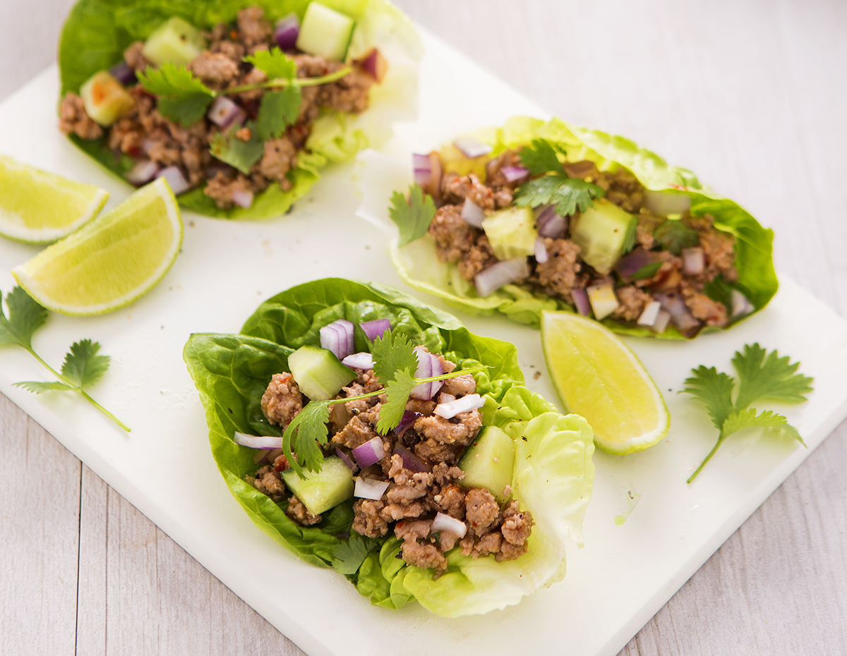 Thai Lettuce Wraps by Sneaky Greens.