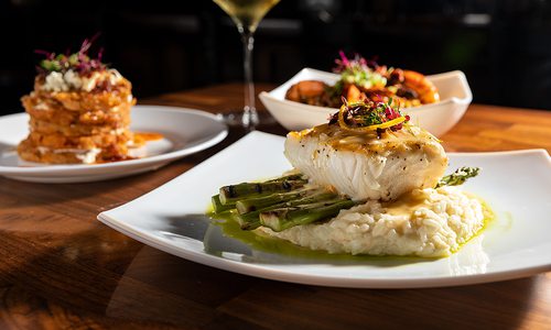 Seabass special at The Finley.
