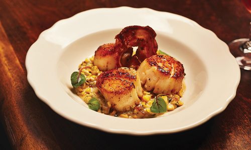 Sea Scallops at The Garrison