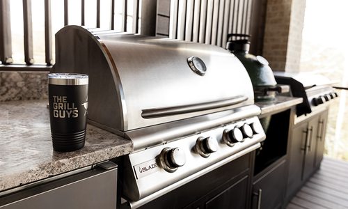 A grill from The Grill Guys.