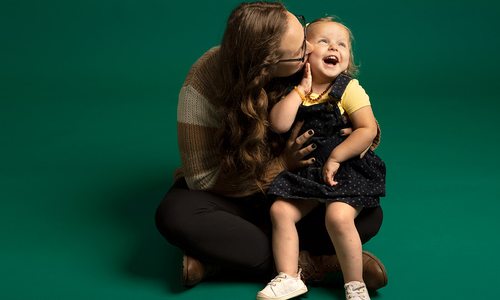 Nicole Miller and daughter Leela Miller.