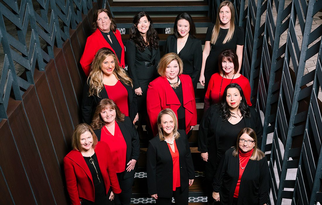 First Row: Sharon Koechner, Candice Reed, Leana Johnston; Second Row: Chris Hazen, Jaqueline Ruiz-Esparza Third Row: Jennifer Patinsky-Pillado, Lelia Voss, Laurie Adams; Back Row: Lisa Traulsen, Janet Weber, Joyce Wong- Hsu, Carissa Read