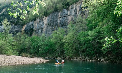 Floating on the upper Buffalo River