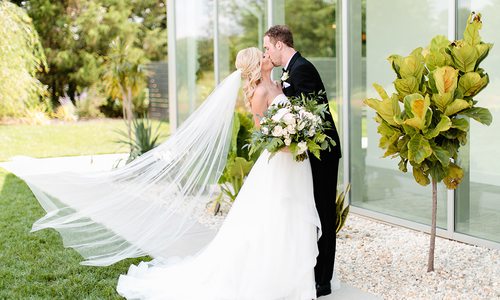 Valerie Moore & Jacob Johnson on their wedding day