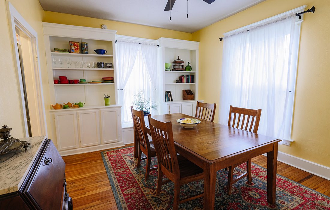 Dining area at The Walnut Street Inn.